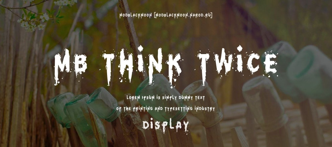 MB Think Twice Font