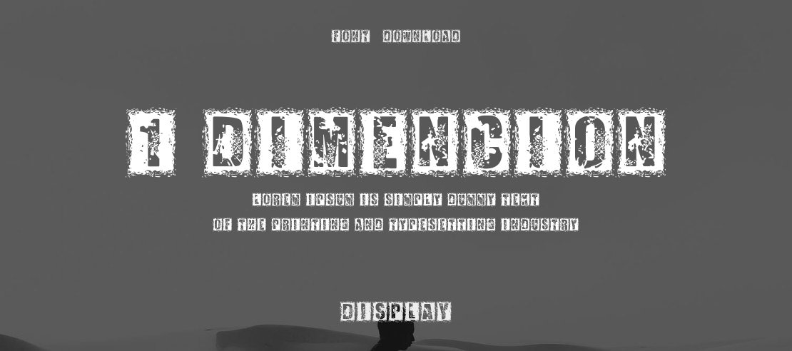 1 DIMENCION Font