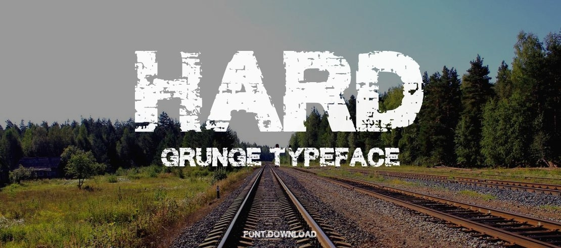 Hard Grunge Font