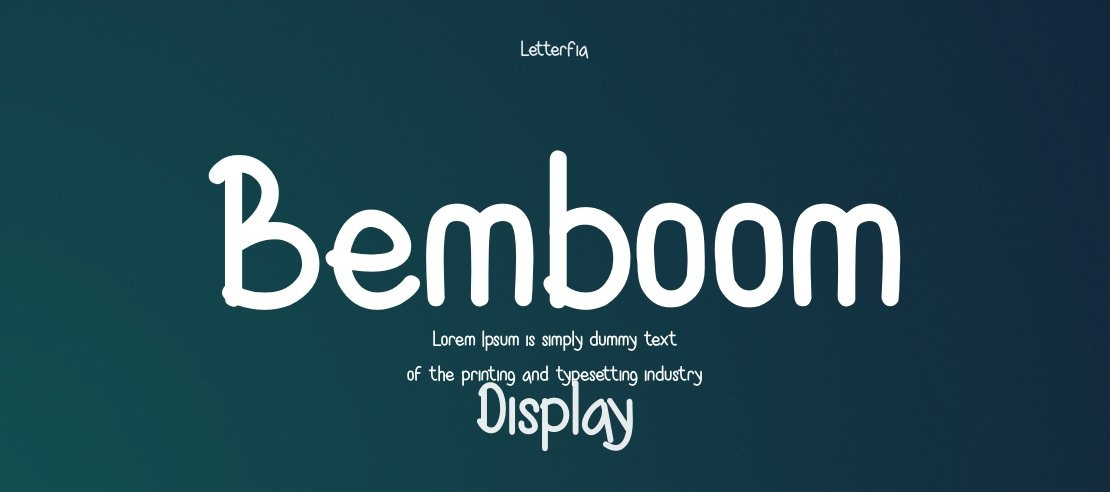 Bemboom Font Family