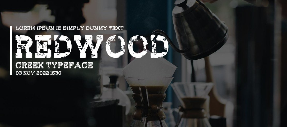 Redwood Creek Font