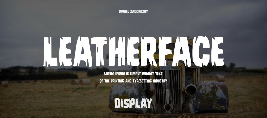 Leatherface Font Family