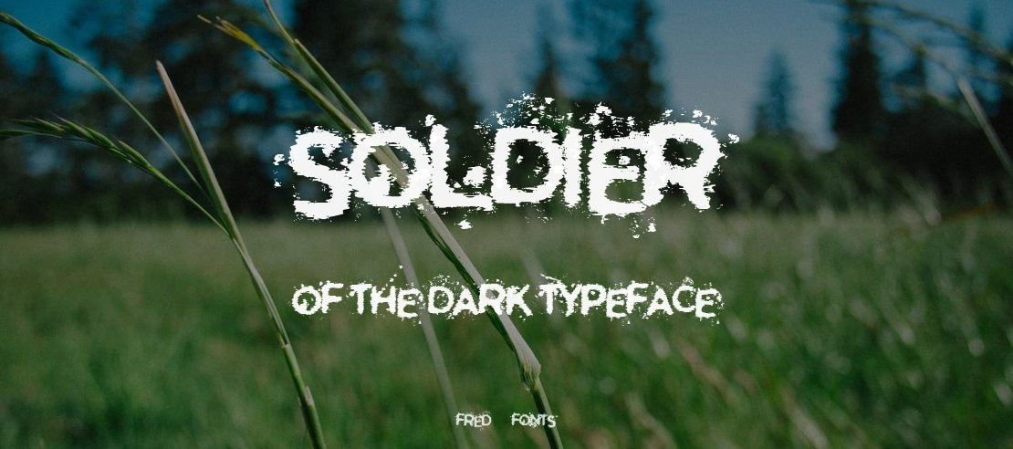 Soldier of the Dark Font