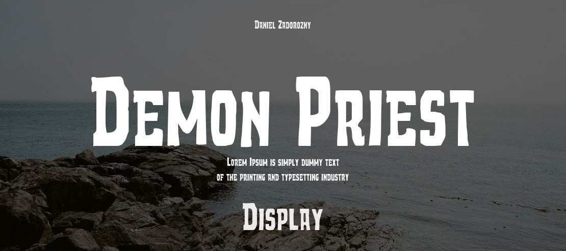 Demon Priest Font Family