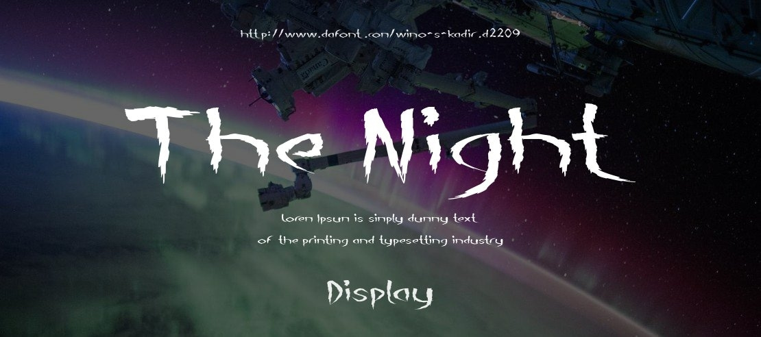 The Night Font Family