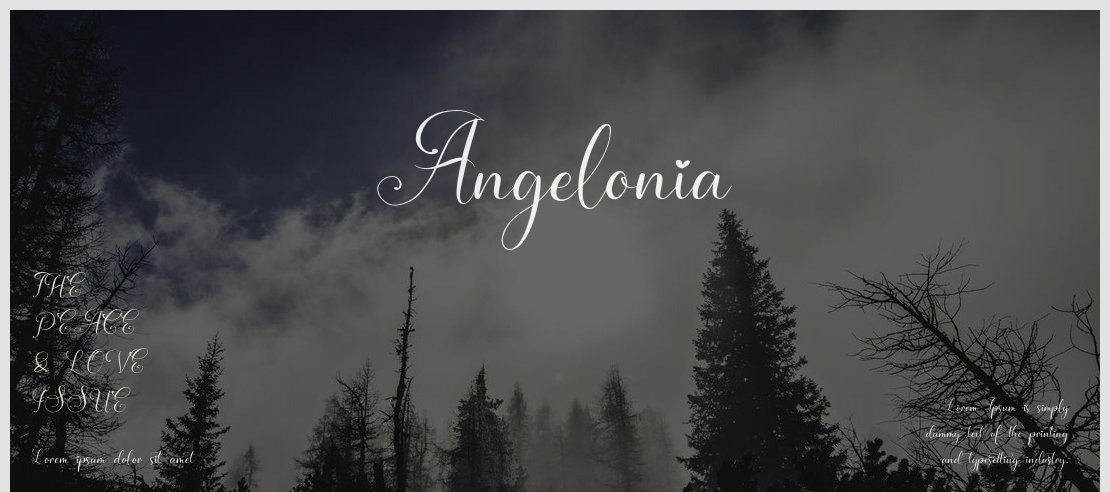 Angelonia Font