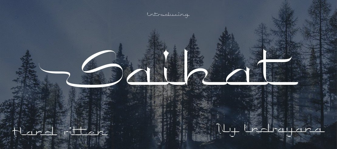 Saihat Font