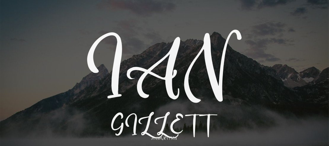 Ian Gillett Font