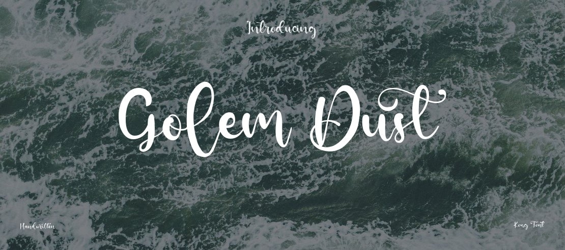 Golem Dust Font