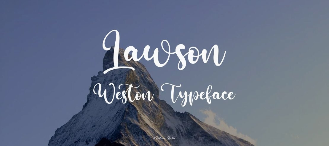 Lawson Weston Font Family