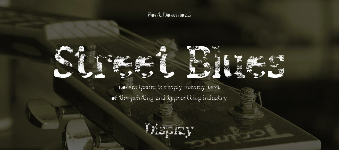 Street Blues Font