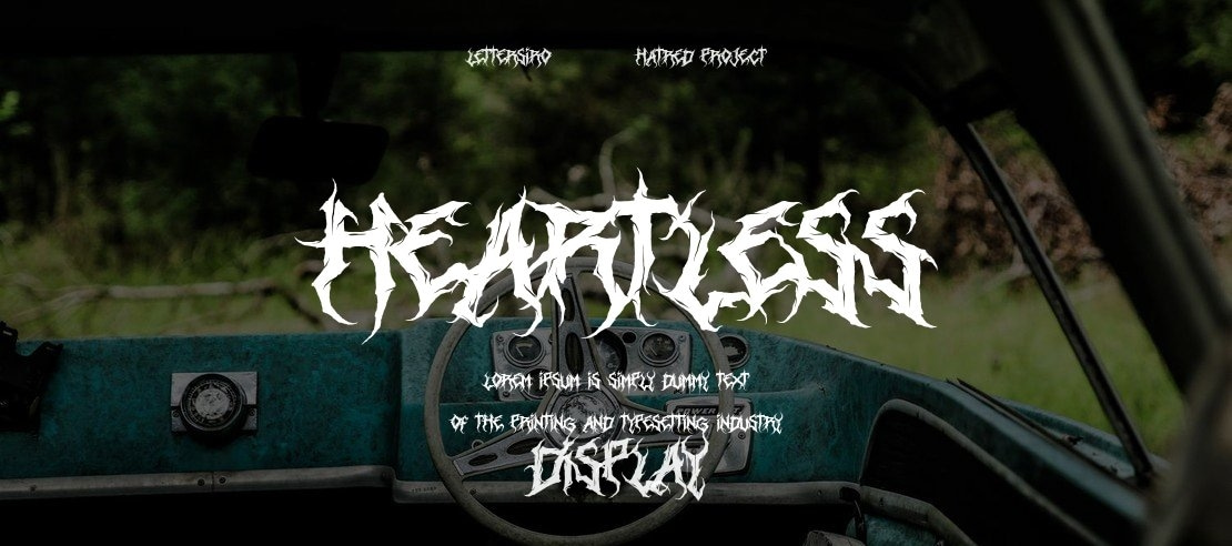 Heartless Font