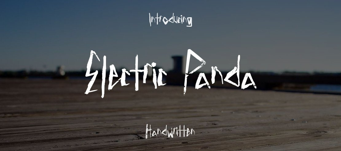 Electric Panda Font