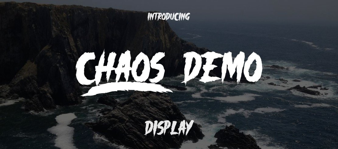 _CHAOS DEMO Font