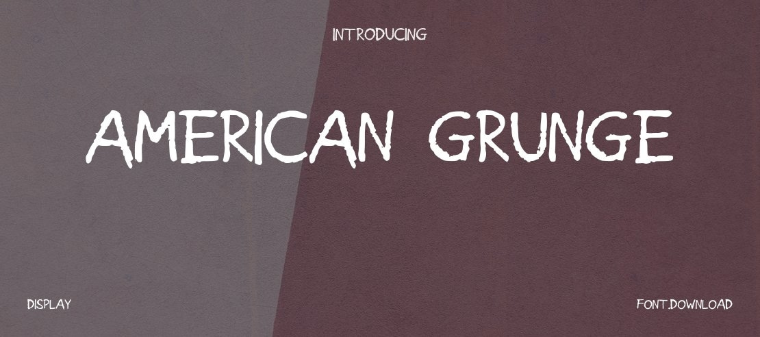 American_Grunge Font