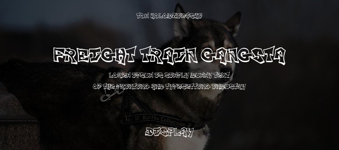 Freight Train Gangsta Font