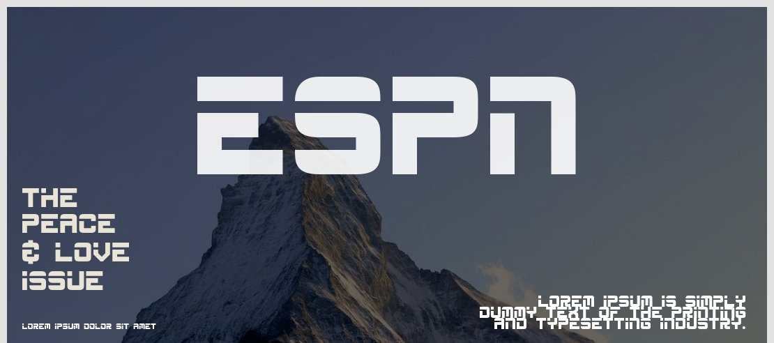 ESPN Font Family