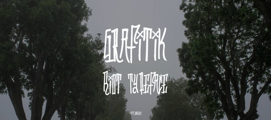 Grafitik Riot Font