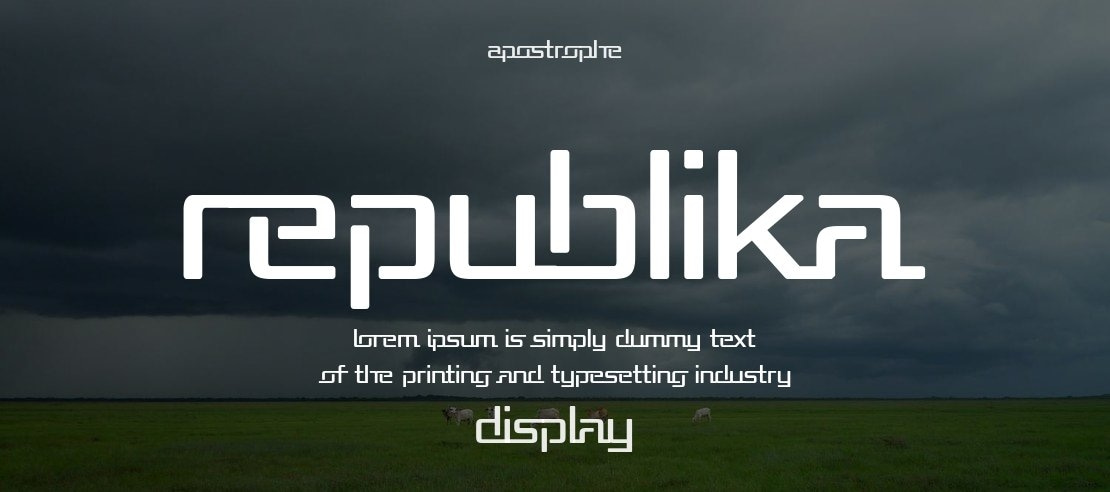 Republika Font Family