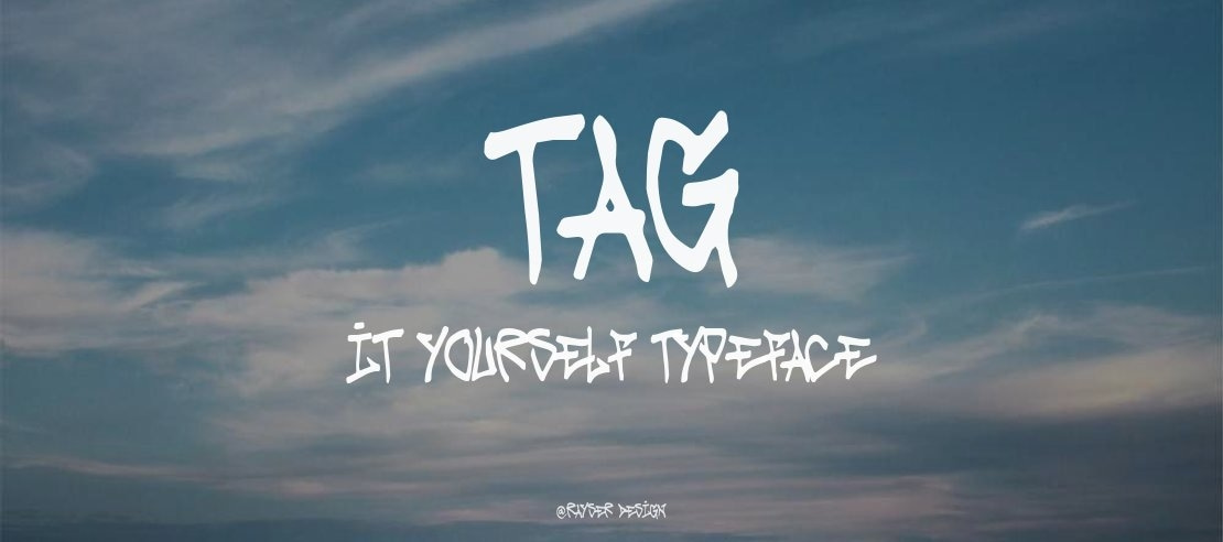 Tag It Yourself Font