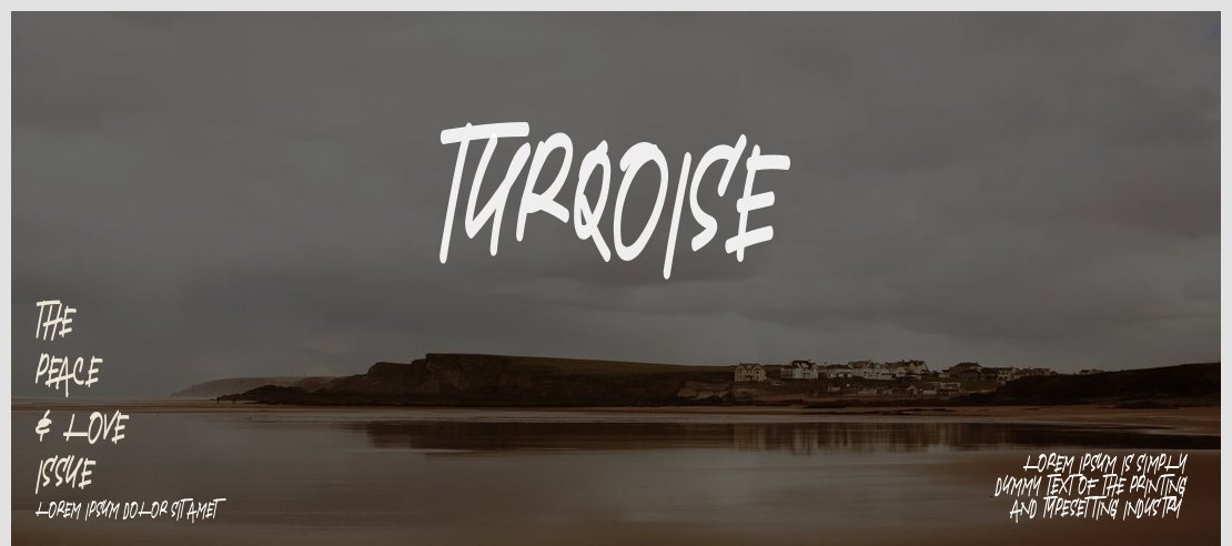 TURQOISE Font