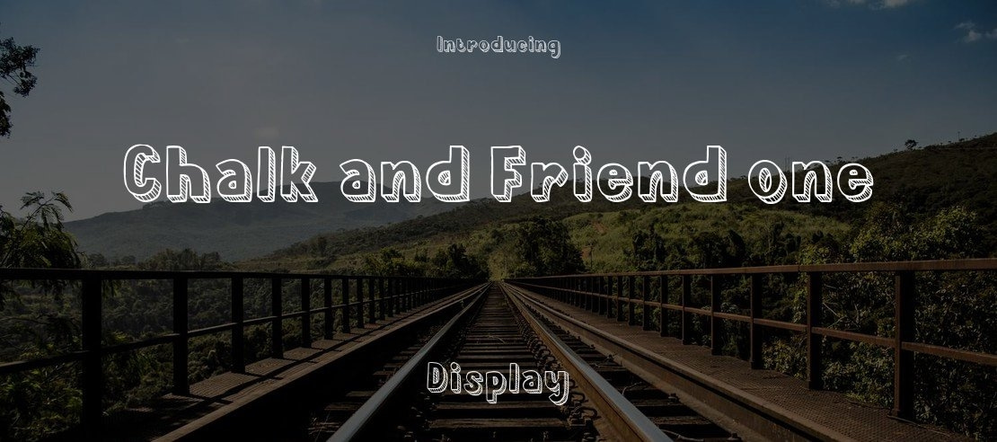 Chalk and Friend one Font Family