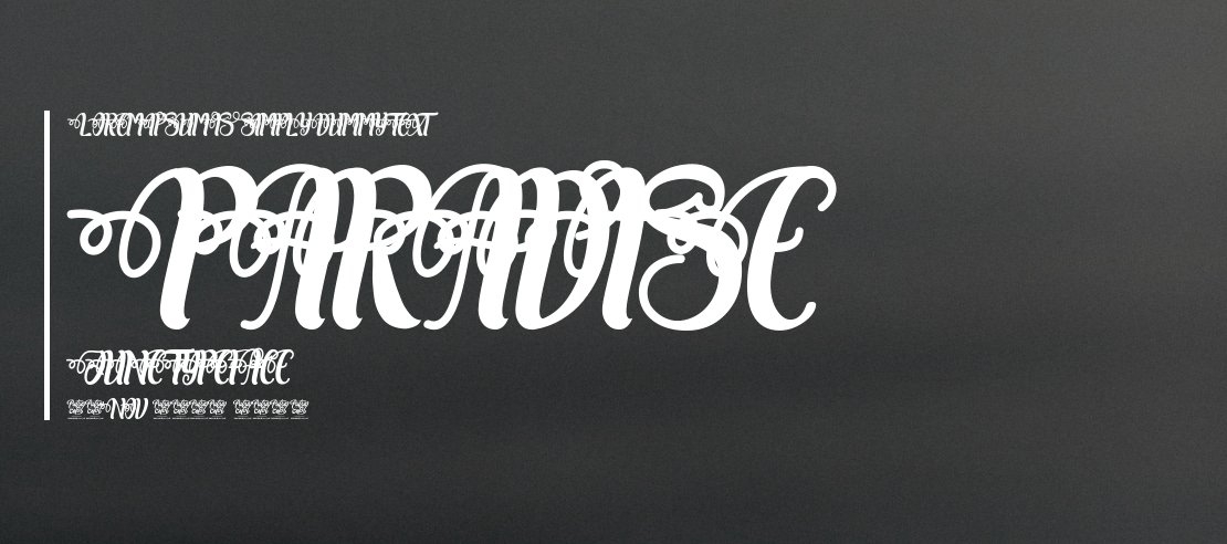 Paradise June Font