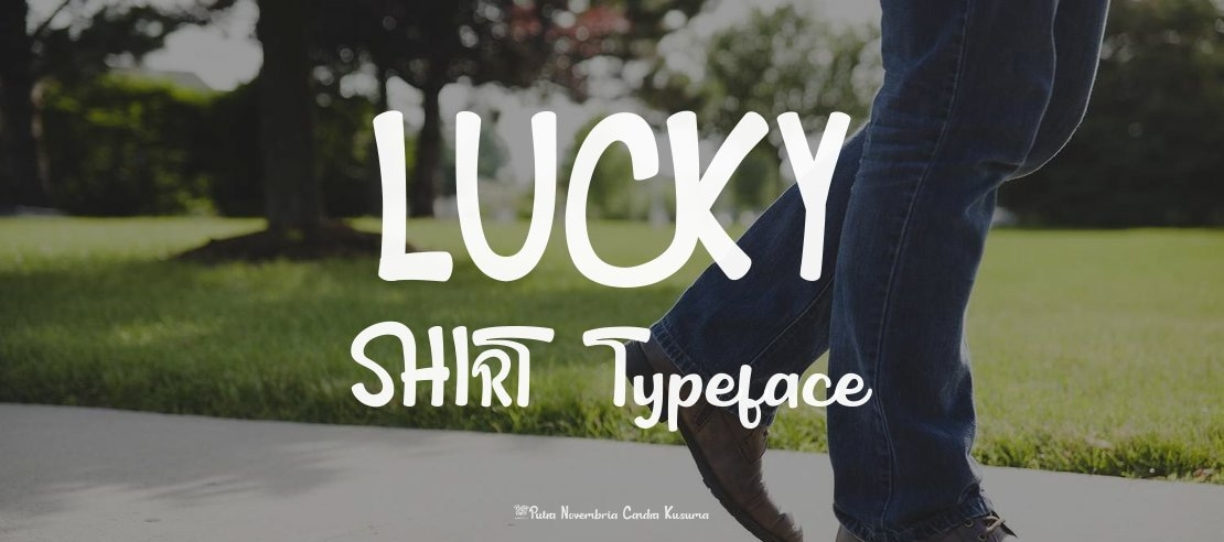 LUCKY SHIRT Font