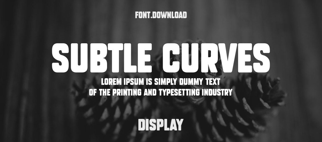 Subtle Curves Font Family