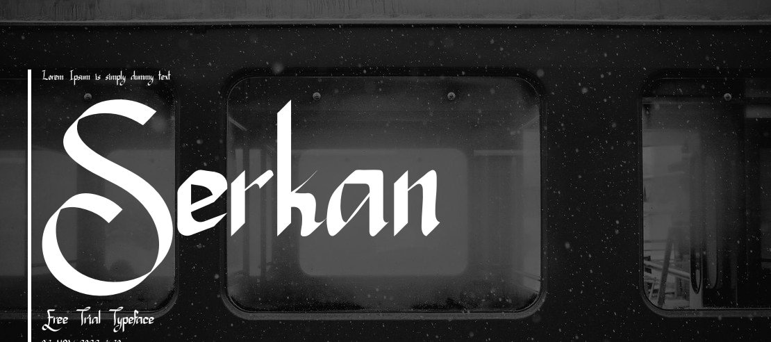 Serkan Free Trial Font