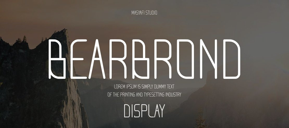 Bearbrond Font