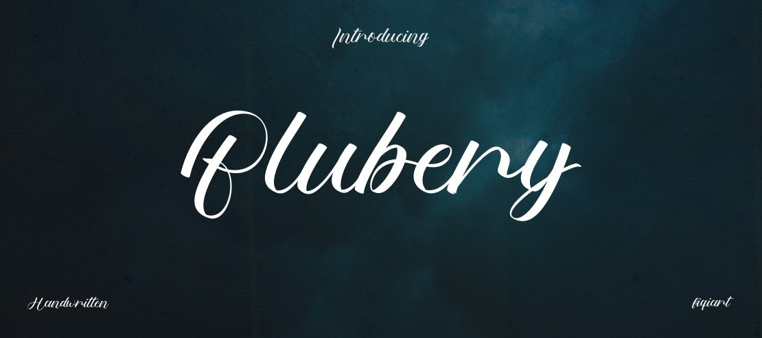 Blubery Font