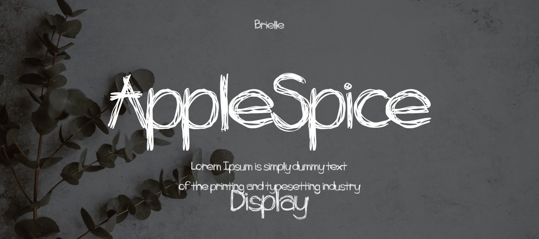 AppleSpice Font