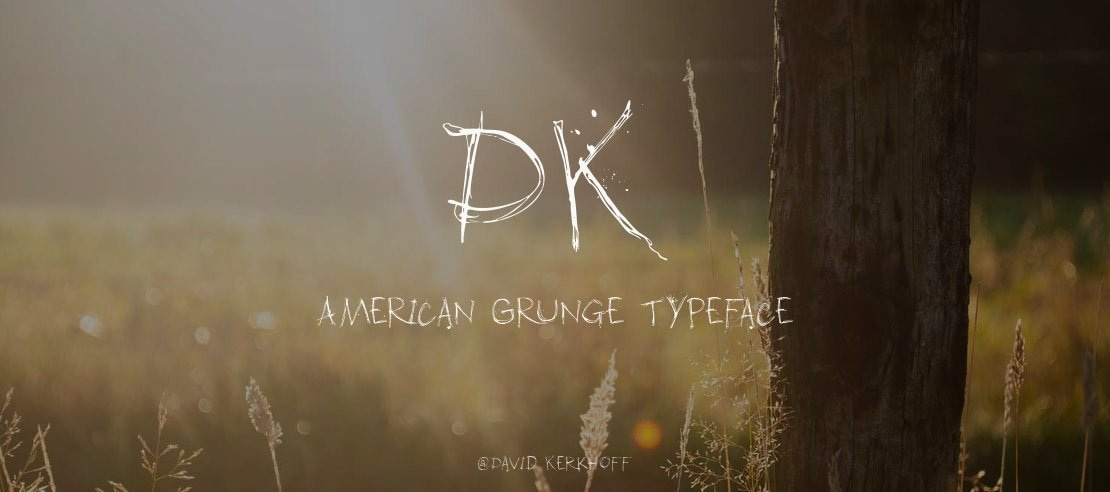 DK American Grunge Font