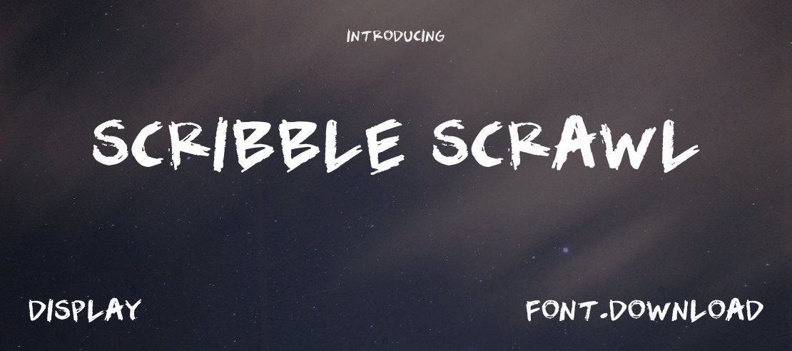 Scribble Scrawl Font