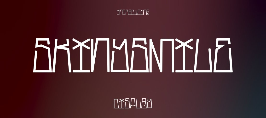 SkinySmile Font