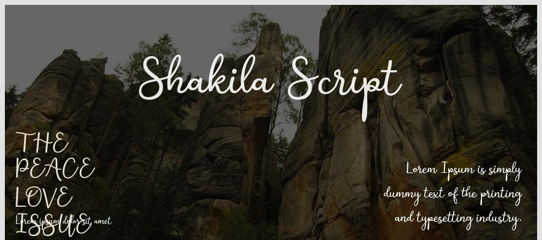 Shakila Script Font