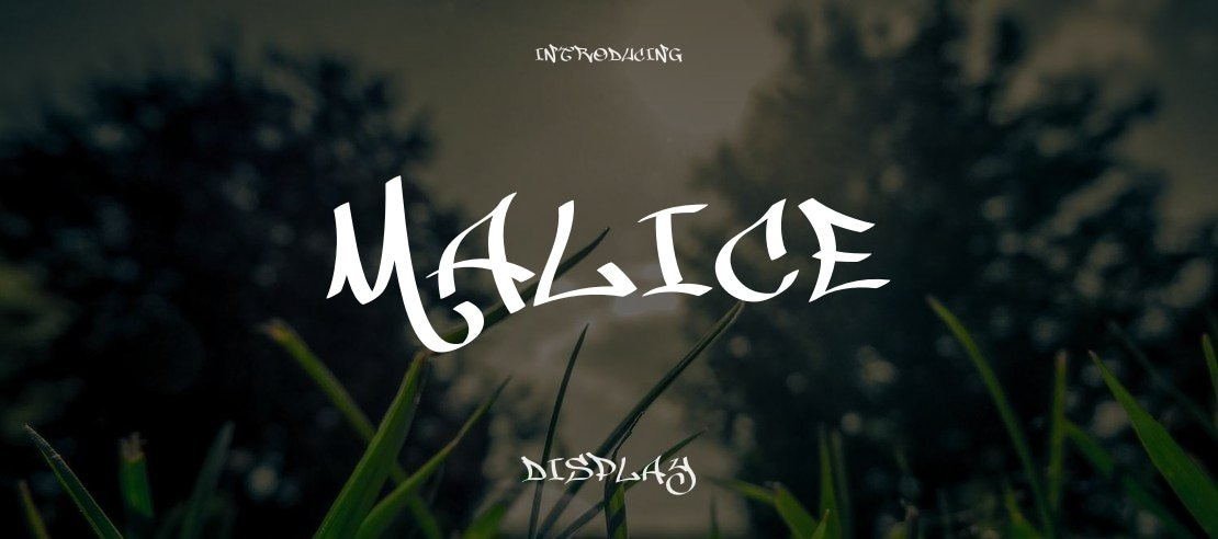 MALICE Font