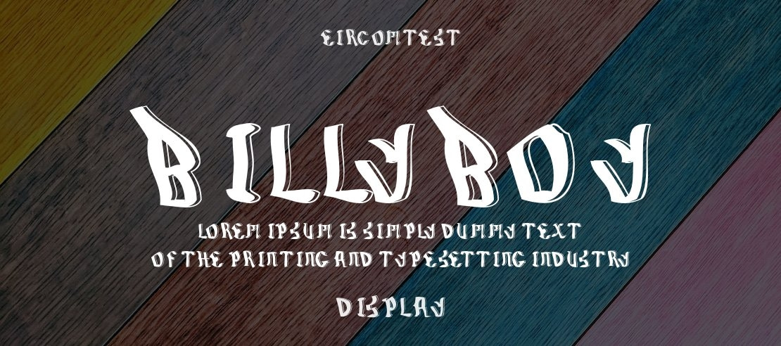 BillyBoy Font