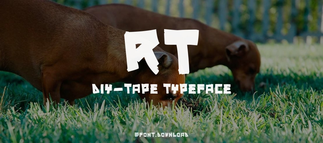 RT DIY-Tape Font