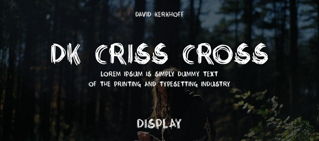 DK Criss Cross Font