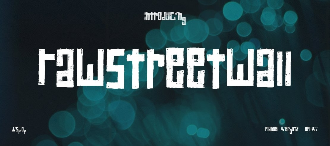 RawStreetWall Font Family