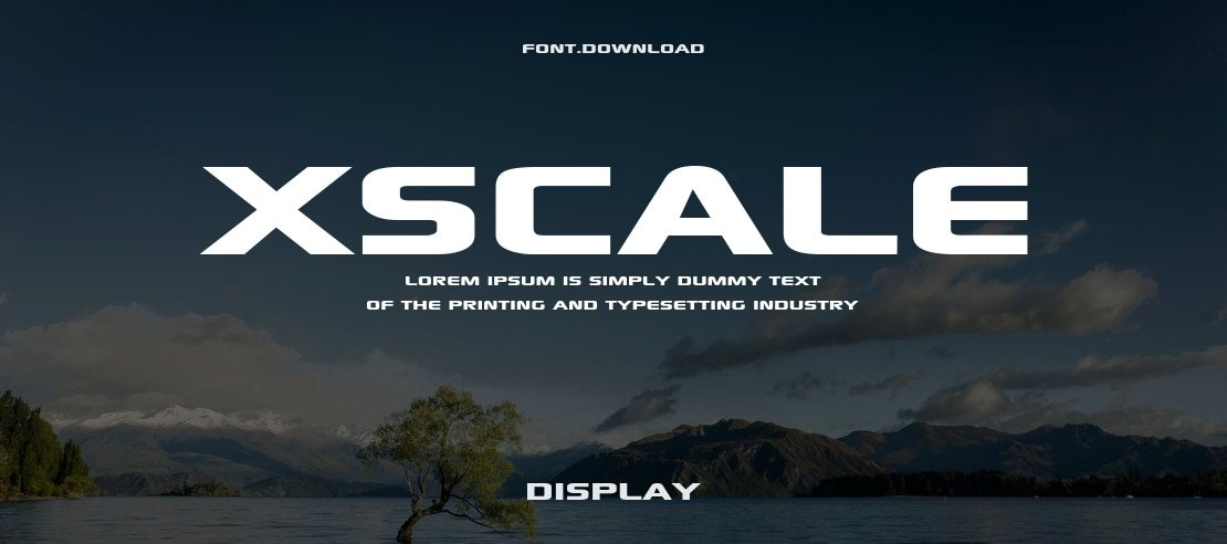 Xscale Font