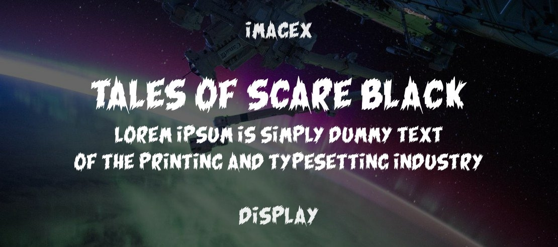 Tales of Scare Black Font
