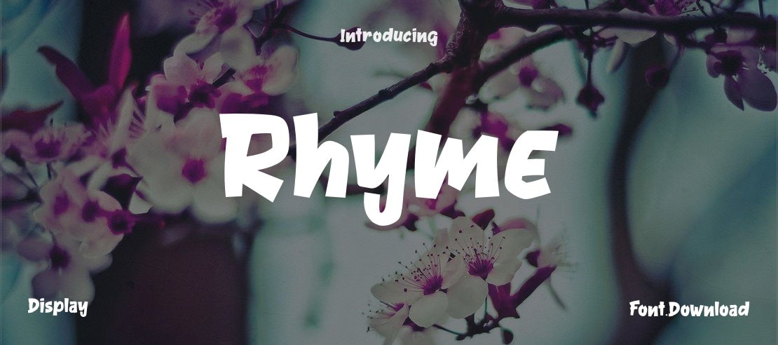 Rhyme Font