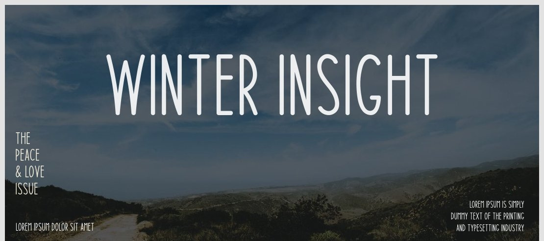 Winter Insight Font