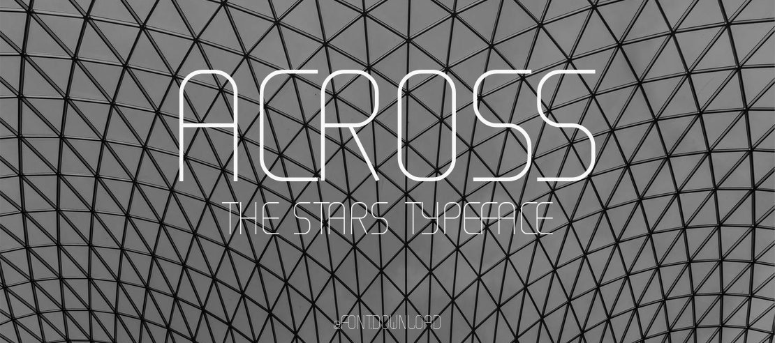 Across The Stars Font