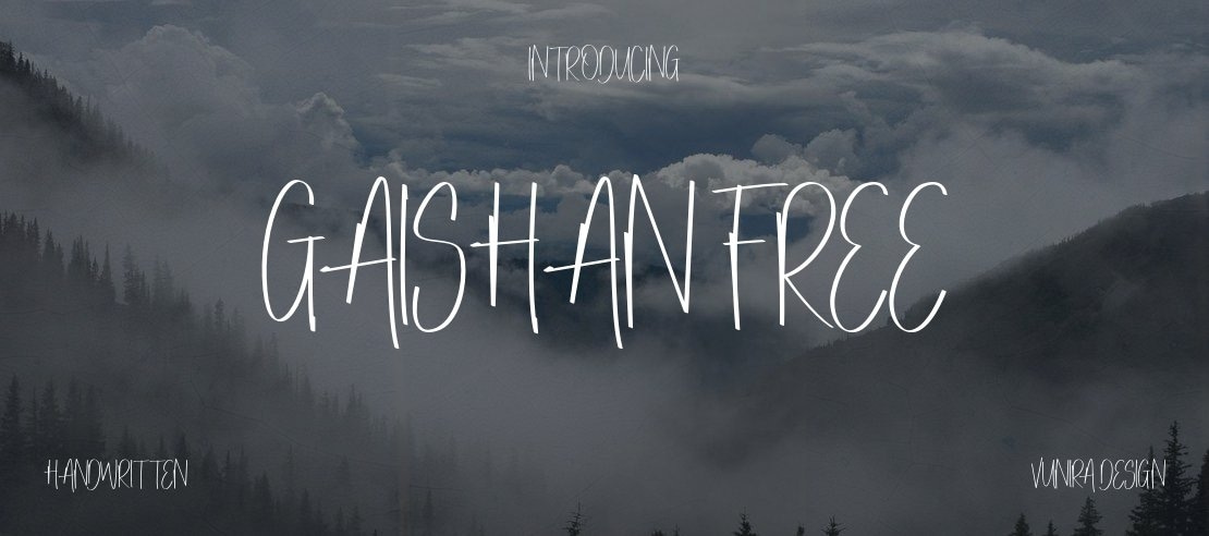 Gaishan FREE Font