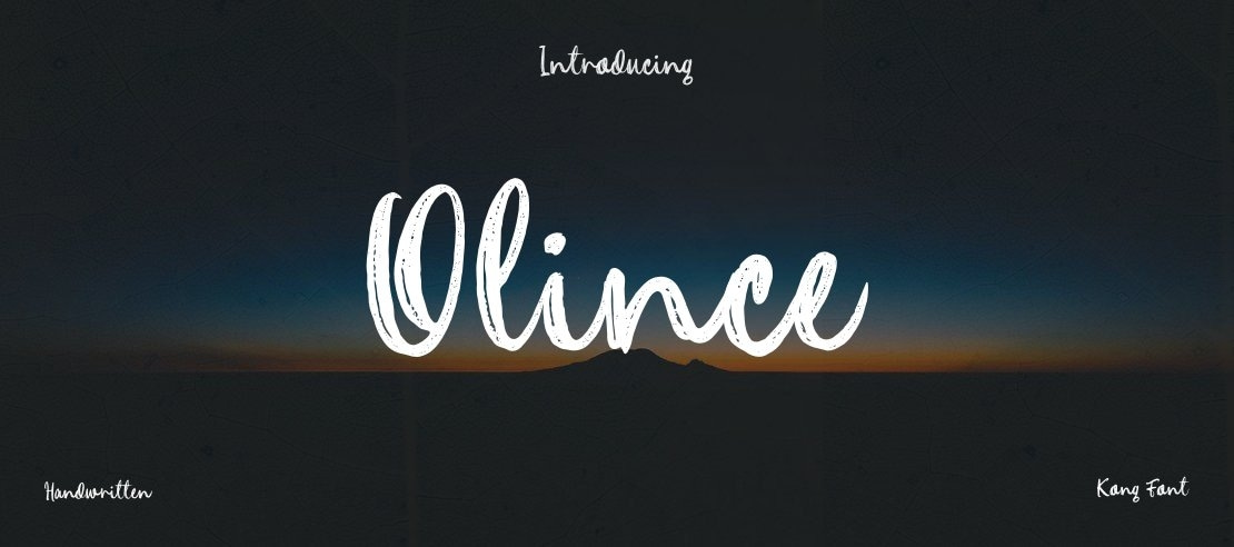 Olince Font