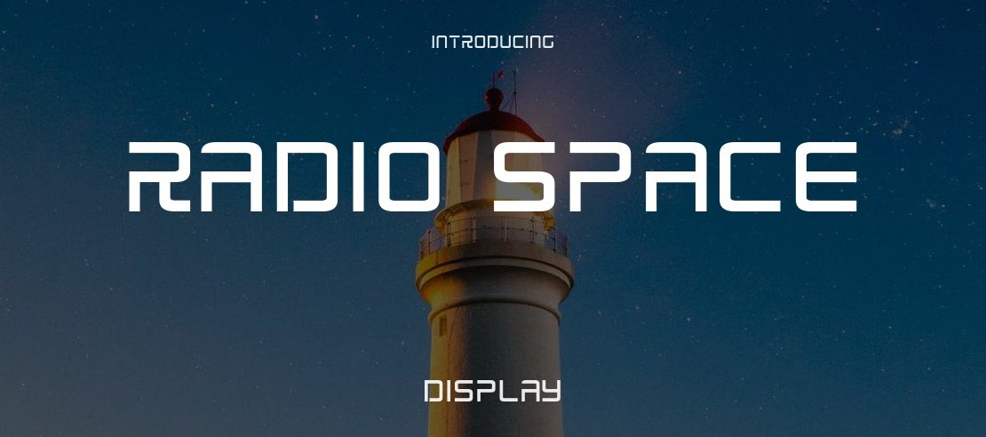 Radio Space Font Family